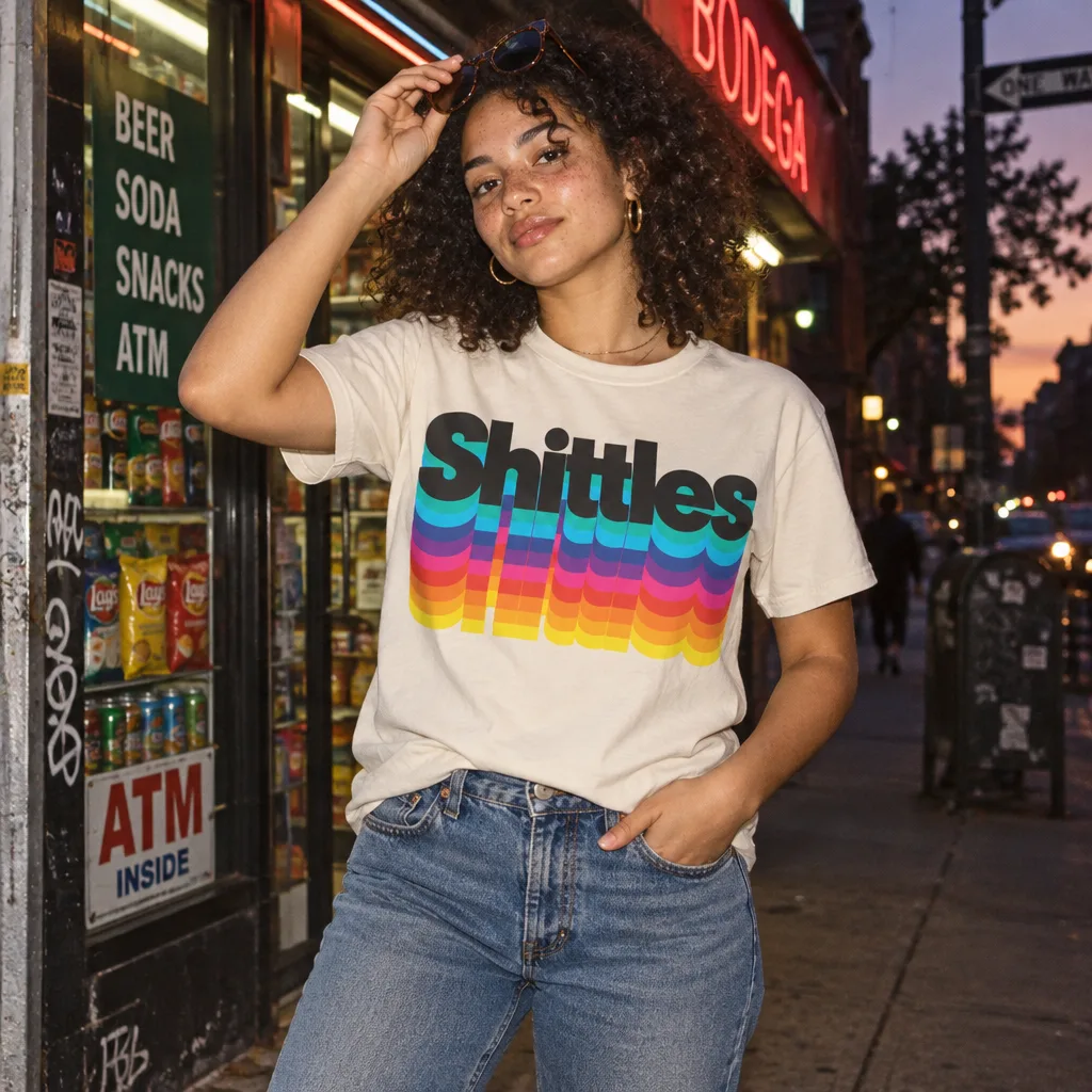 Model wearing CR 107-001
